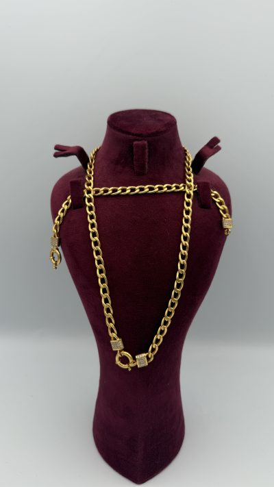 21K Gold Cuban Link Chain — 21K gold, Royal Jewelry