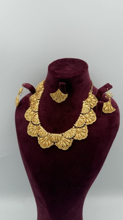 21K Gold Fancy Set — 21K gold, Royal Jewelry