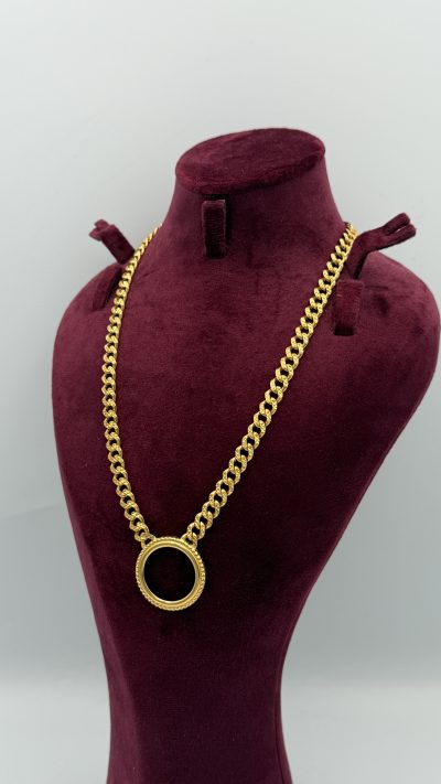 21K Gold Frame Chain
