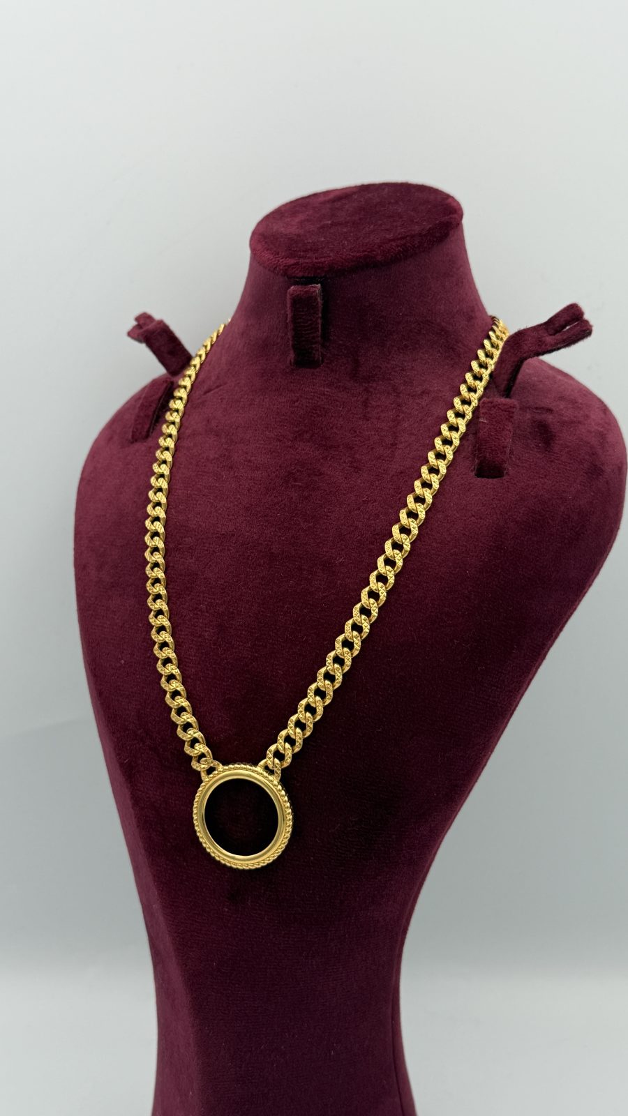 21K Gold Frame Chain