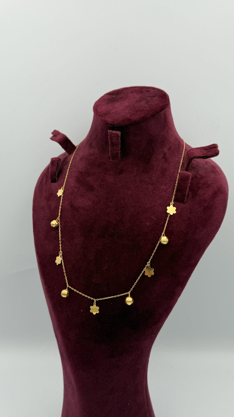 21K Gold Star Necklace