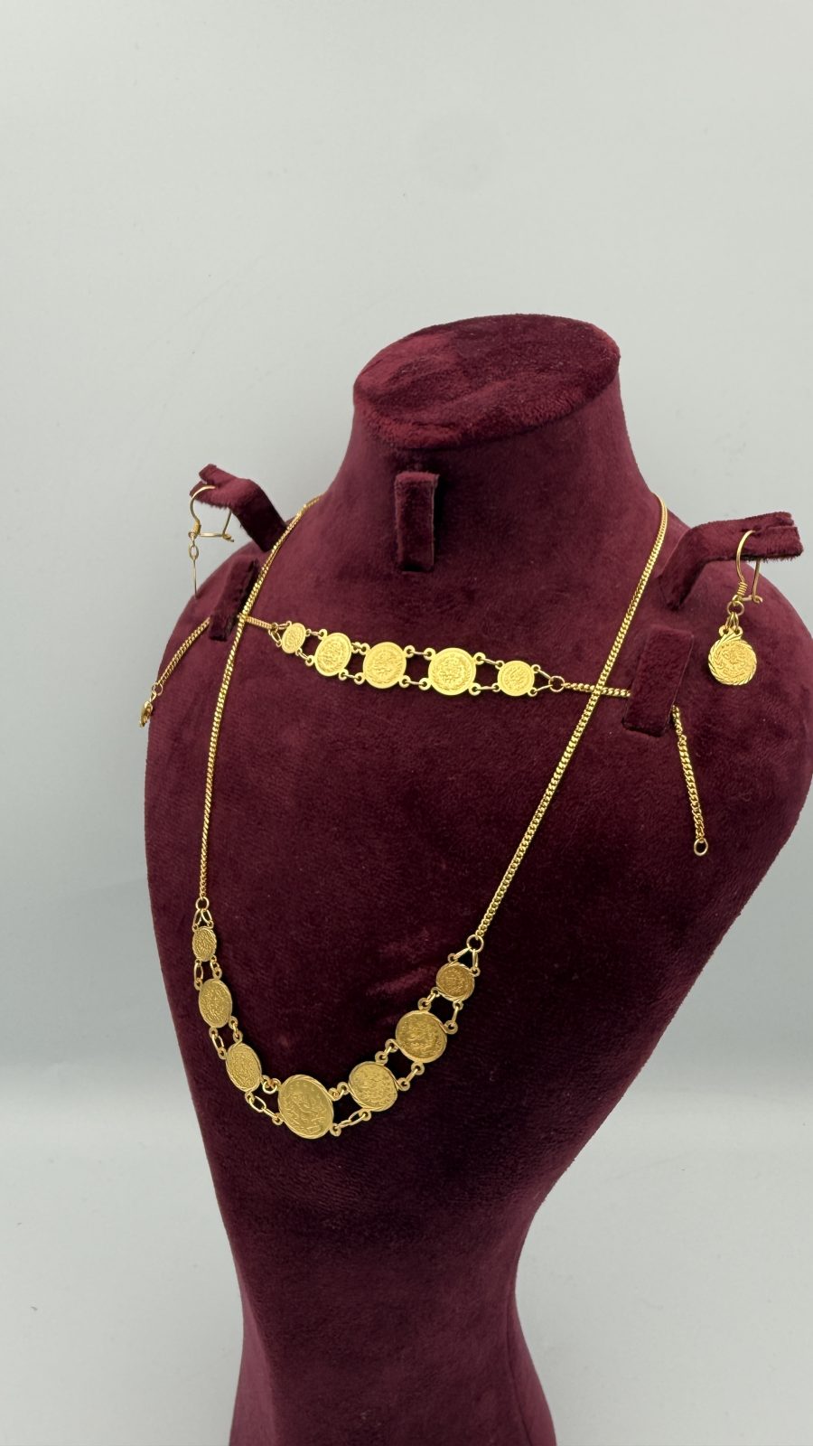 21K Gold Flower Set