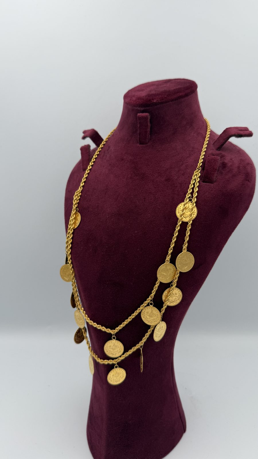 21K Gold Coin Necklace