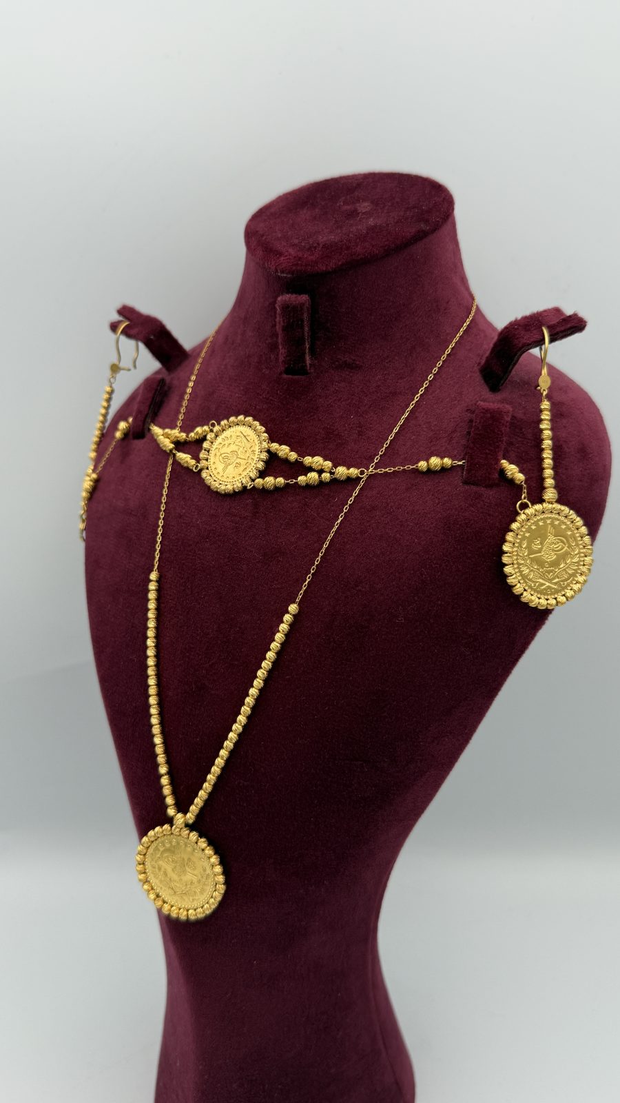 21K Gold Lira Set