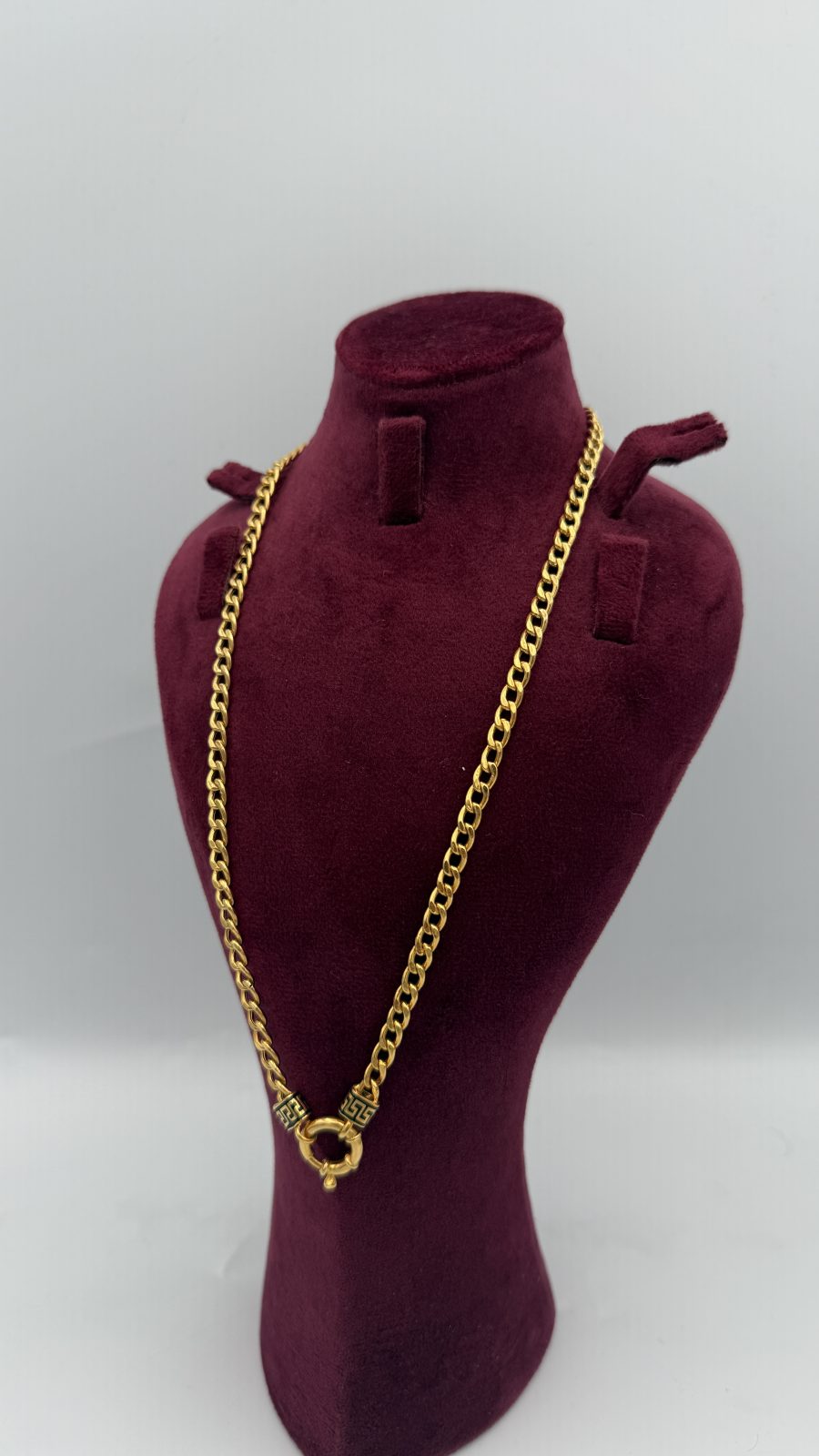 21K Gold Cuban Necklace