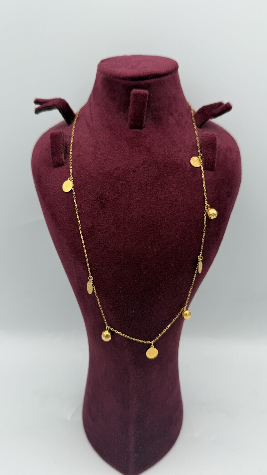 21K Gold Coin Necklace