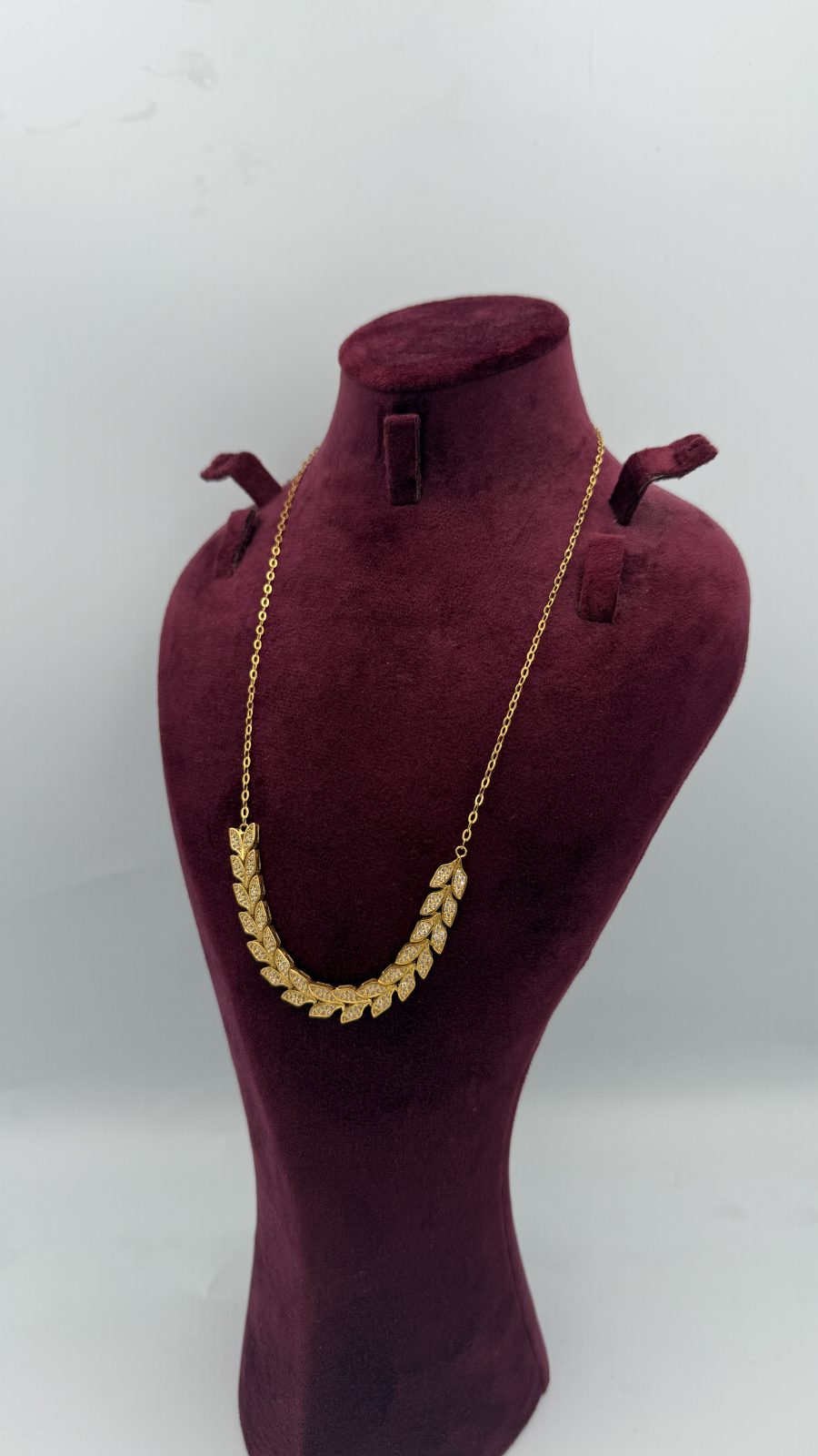 21K Gold Leaf Necklace