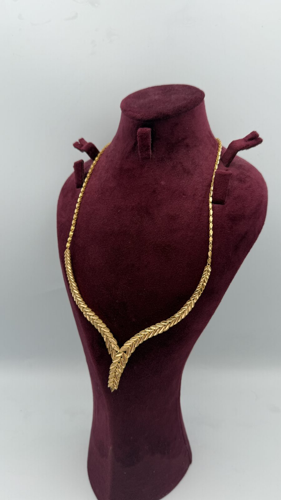 21K Gold Leaf Necklace