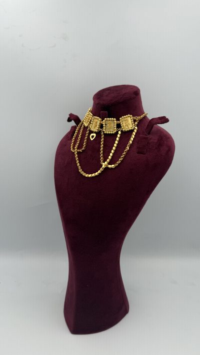 21K Gold Flower Chokers