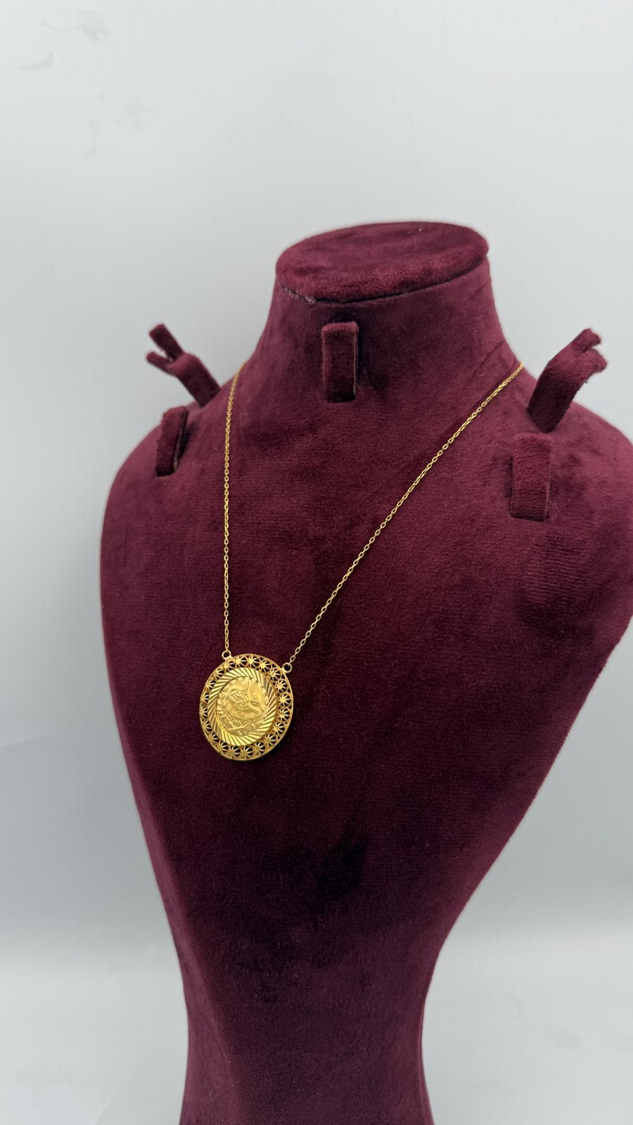 21K Gold Lira Necklace