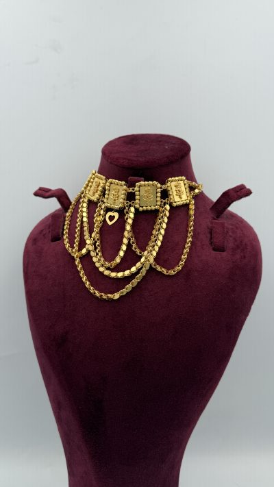 21K Gold Flower Chokers