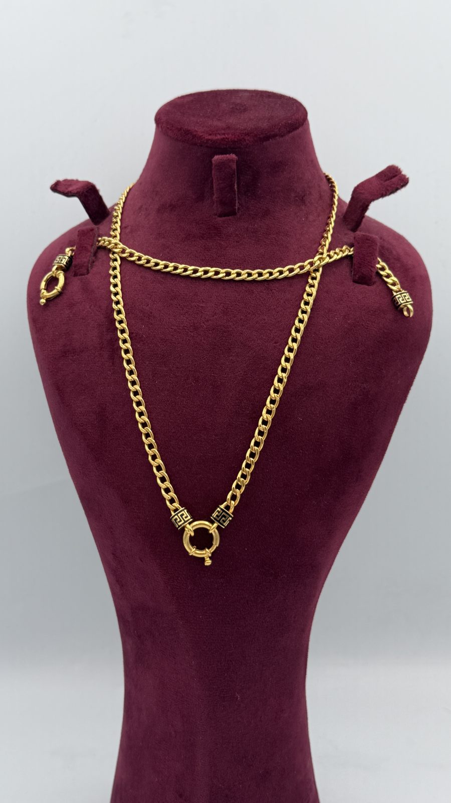 21K Gold Cuban Link Necklace