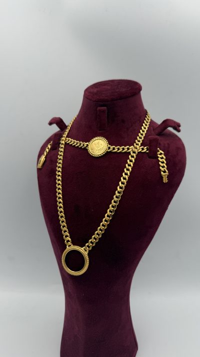 21K Gold Lira Necklace — 21K gold, Royal Jewelry