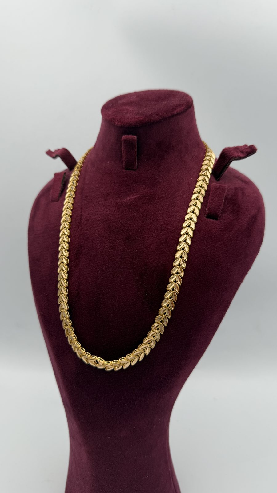 21K Gold Leaf Necklace