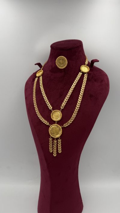21K Gold Lira Necklace