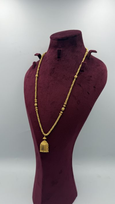 21K Gold Hat Necklace