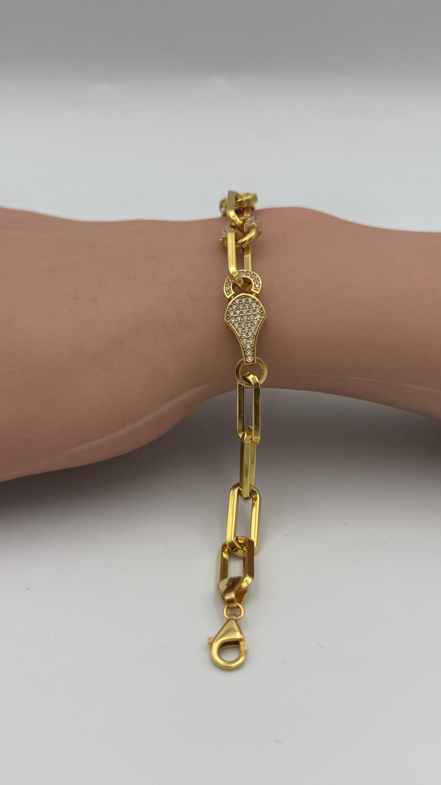 21K Gold Chain Bracelet
