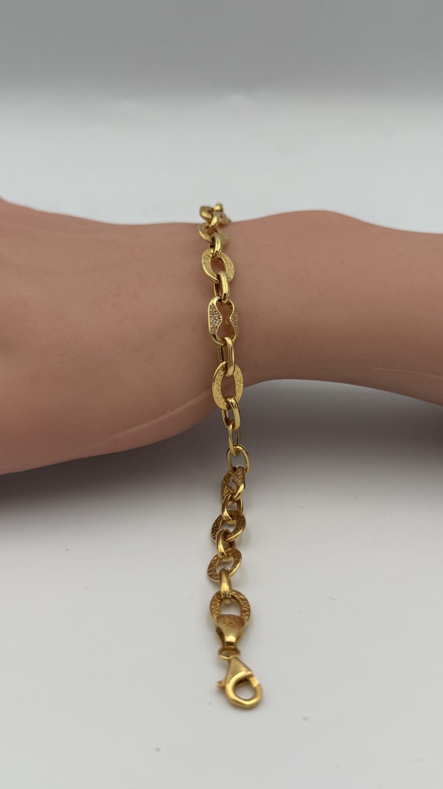 21K Gold Chain Bracelet