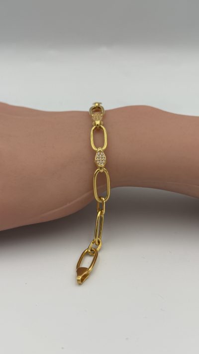 21K Gold Chain Bracelet — 21K gold, Royal Jewelry