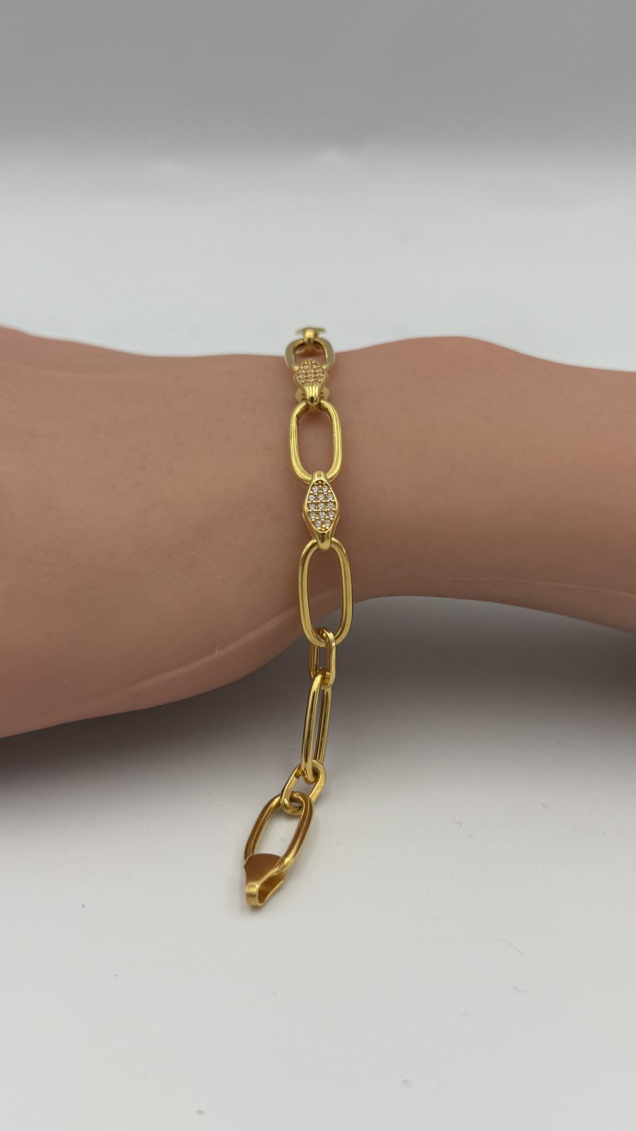 21K Gold Chain Bracelet