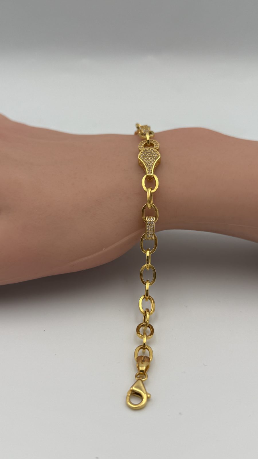 21K Gold Chain Bracelet