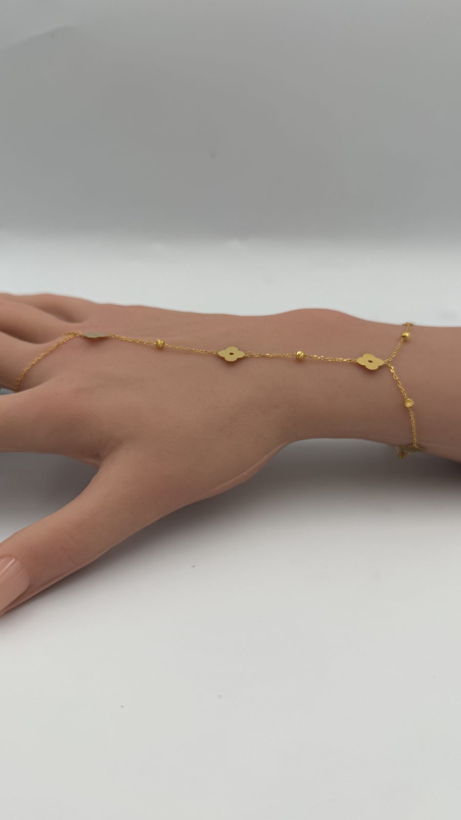 21K Gold Glove Bracelet