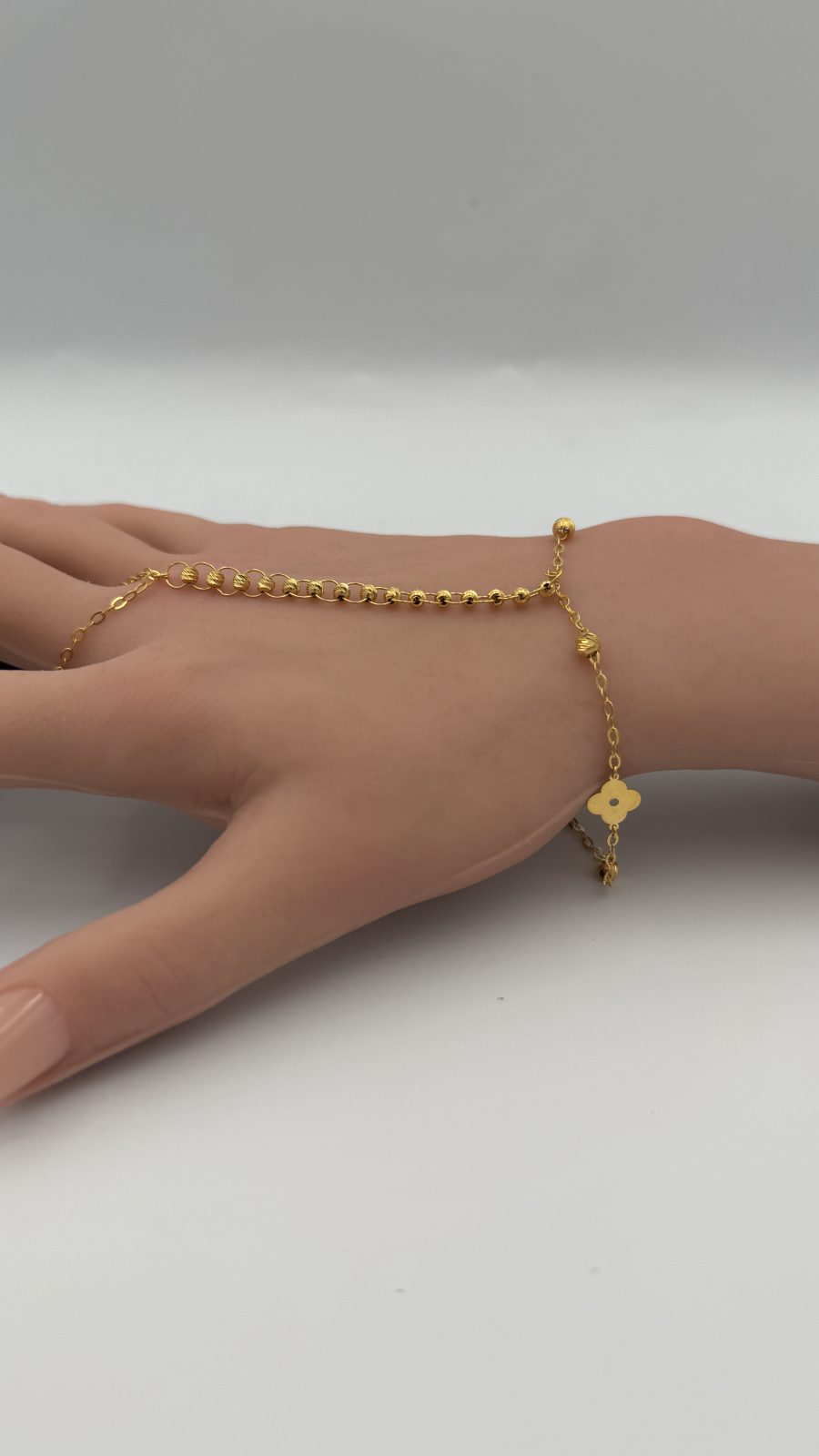 21K Gold Glove Bracelet