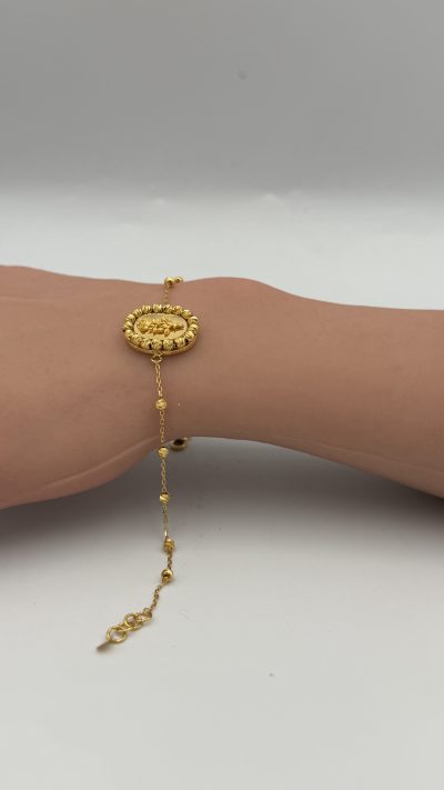 21K Gold Glove Bracelet