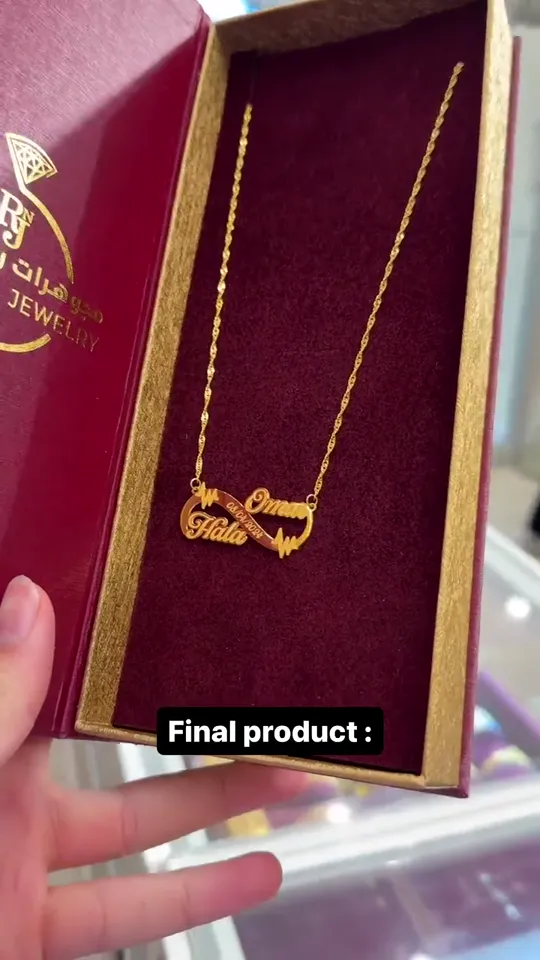 A fine chain carrying two names